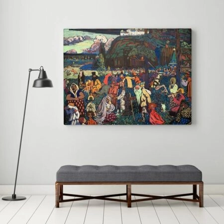 Πινακας σε καμβά KANDINSKY - COLOURFUL LIFE