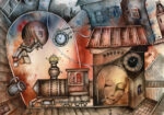 Πινακας σε καμβά LOCOMOTIVE DREAM