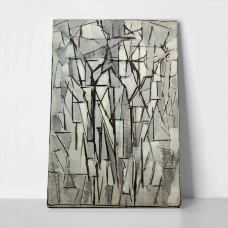 Πινακας σε καμβά MONDRIAN - COMPOSITION TREES 2 - Mondrian Piet Sticky 1