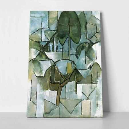 Πινακας σε καμβά MONDRIAN - LANDSCAPE WITH TREES - Mondrian Piet Sticky 1