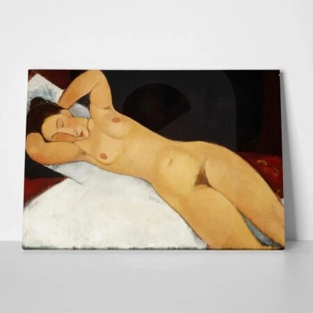 Πινακας σε καμβά MODIGLIANI - NUDE WITH NECKLACE (NU) - Modigliani Amedeo