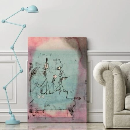 Πινακας σε καμβά PAUL KLEE - TWITTERING MACHINE