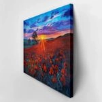 Πινακας Σε Καμβά POPPY SUNSET