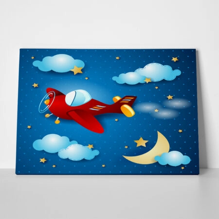 Πινακας σε καμβά RED AIRPLANE