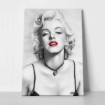 Πινακας σε καμβά RED LIPS