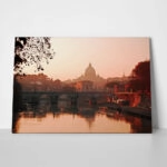 Πινακας σε καμβά ROME SUNSET