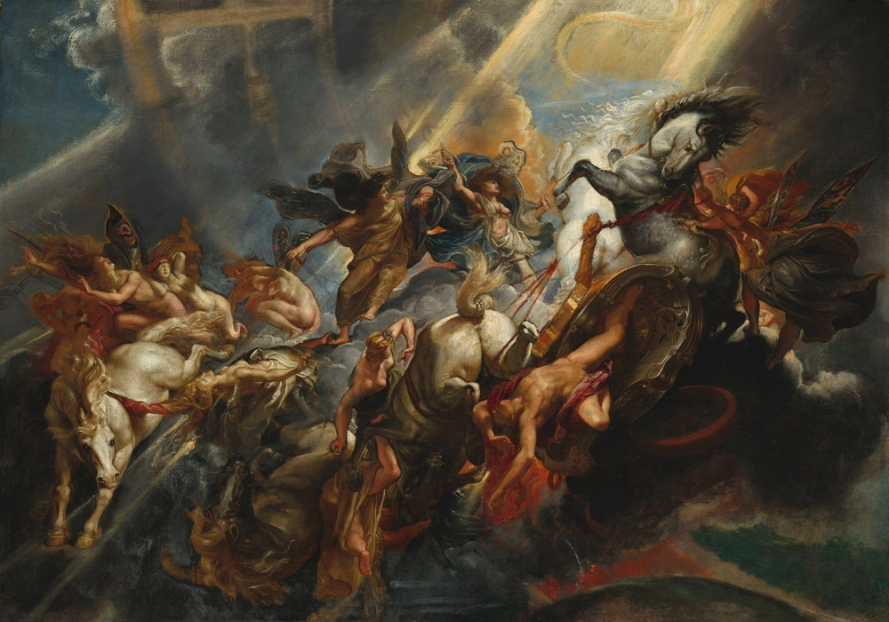 Πινακας σε καμβά RUBENS - THE FALL OF PHAETON