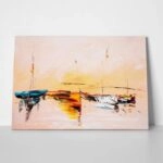 Πινακας σε καμβά SAILING BOATS OIL PAINTING 2