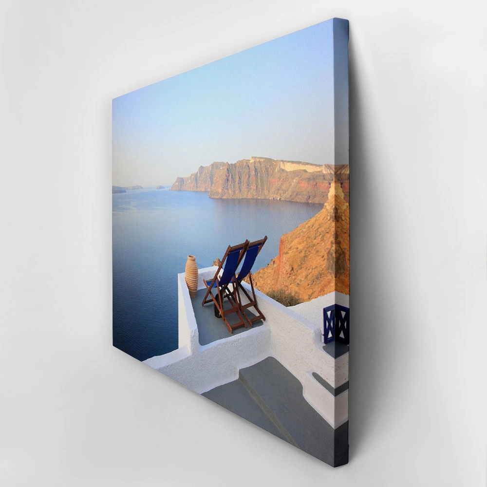 Πινακας σε καμβά SANTORINI