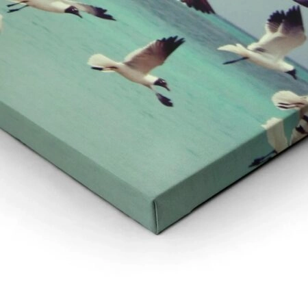 Πινακας σε καμβά SEAGULLS OVER SEA - Πουλια Sticky 1