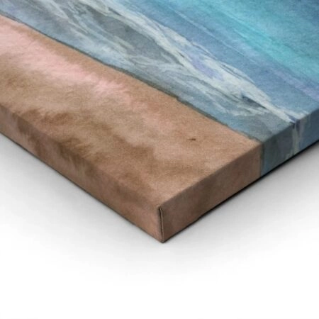Πινακας σε καμβά SEASCAPE SUNSET WATERCOLOR - Παραλιες Sticky 1