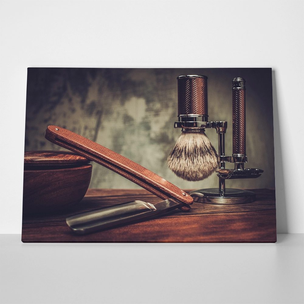 Πινακας σε καμβά SHAVING TOOLS