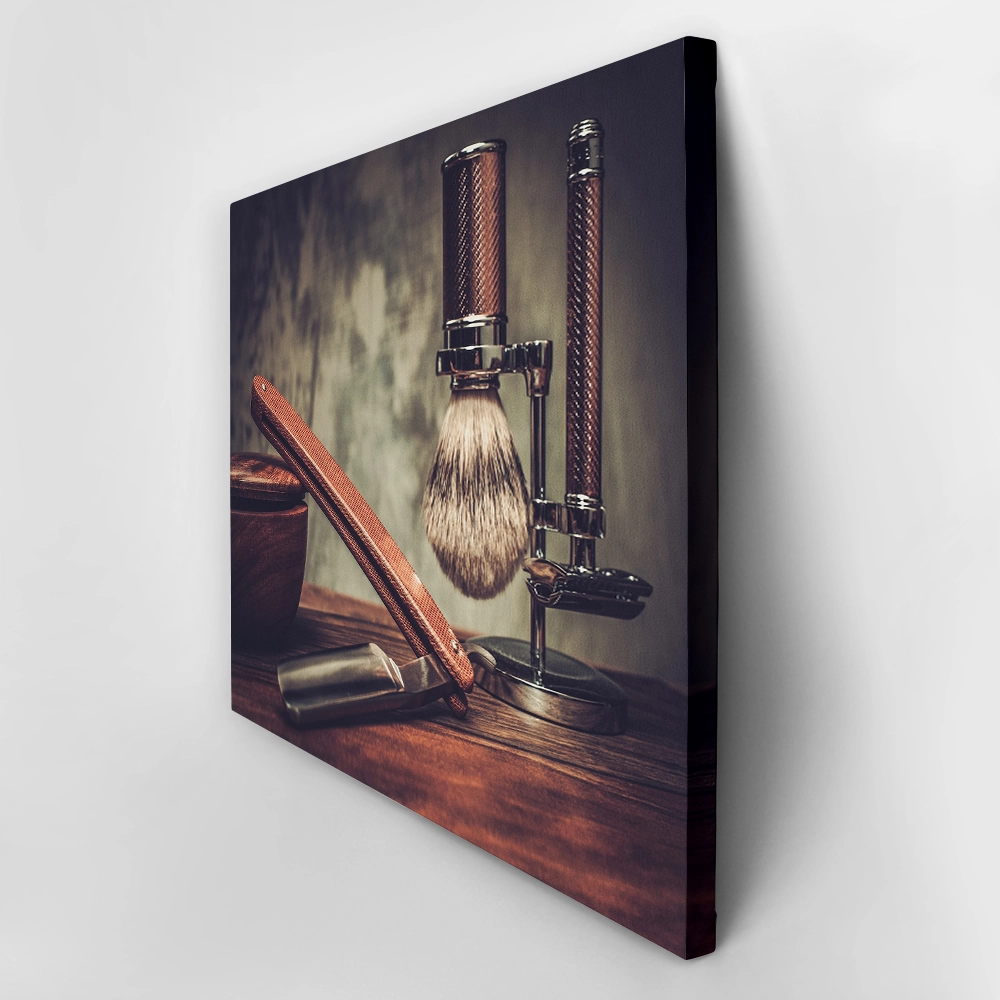Πινακας σε καμβά SHAVING TOOLS