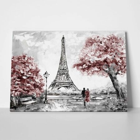 Πινακας σε καμβά STREET VIEW OF PARIS