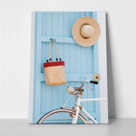 Πινακας σε καμβά SUMMER BIKE - Ποδηλατα Sticky 1