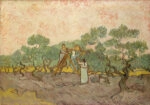 Πινακας σε καμβά VAN GOGH - WOMEN PICKING OLIVES