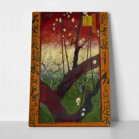 Πινακας σε καμβά VAN GOGH - JAPONAISERIE FLOWERING PLUM TREE - Vincent Van Gogh Sticky 1