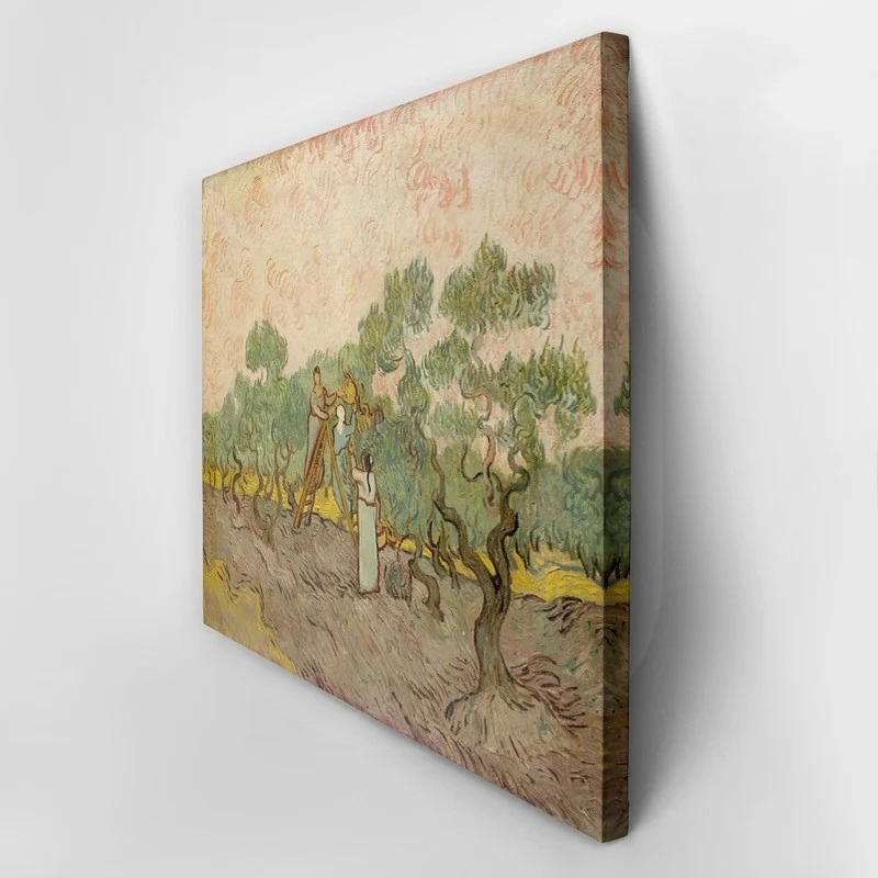 Πινακας σε καμβά VAN GOGH - WOMEN PICKING OLIVES