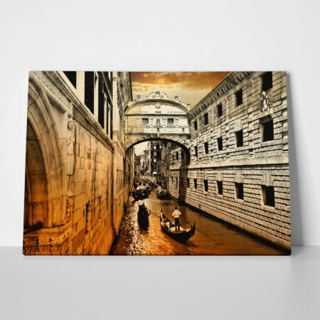 Πινακας σε καμβά VENICE BRIDGE - Πλωτα Sticky 1