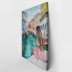 Πινακας σε καμβά VENICE GIRL