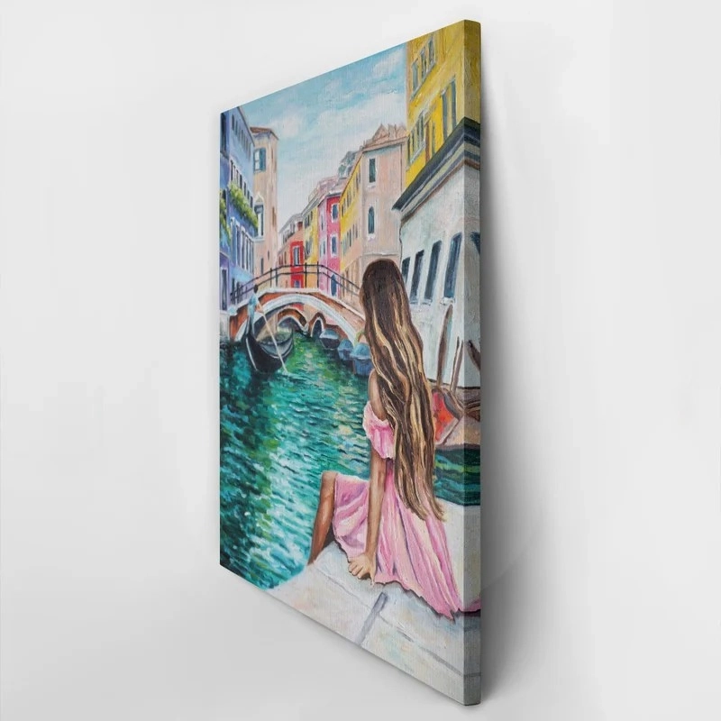 Πινακας σε καμβά VENICE GIRL