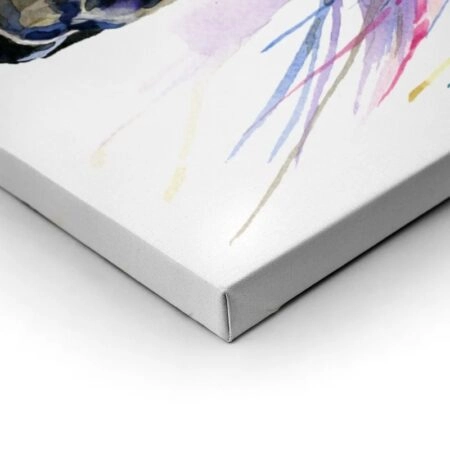 Πινακας σε καμβά WATERCOLOR UNICORN ILLUSTRATION - Αλογα Sticky 1
