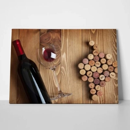 Πινακας σε καμβά WINE GLASS