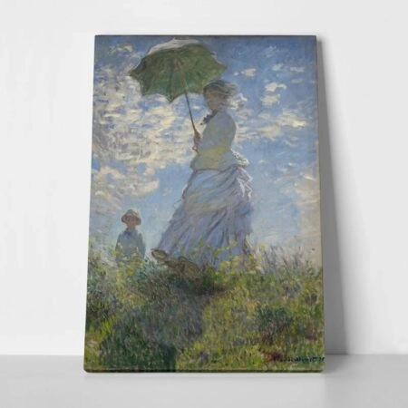 Πινακας σε καμβά MONET - WOMAN WITH SON