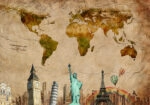 Πινακας σε καμβά WORLD LANDMARKS