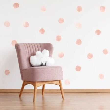 Αυτοκόλλητο τοίχου WATERCOLOR POLKA DOTS