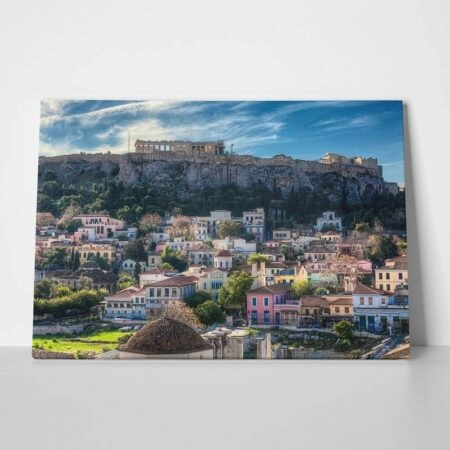 Πινακας σε καμβά ΑΚΡΟΠΟΛΗ - Αξιοθεατα και Ιστορια