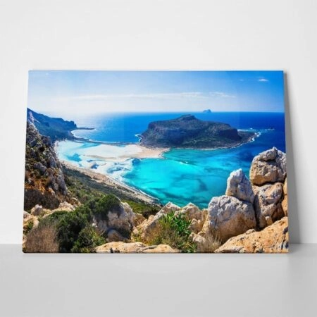 Πινακας σε καμβά AMAZING SCENERY GREEK ISLANDS BALOS BAY CRETE