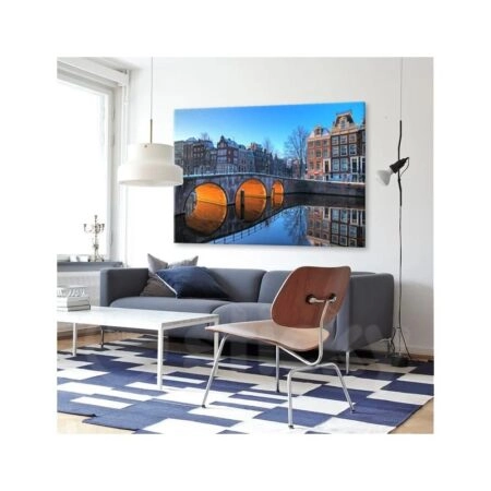 Πινακας σε καμβά AMSTERDAM CANALS