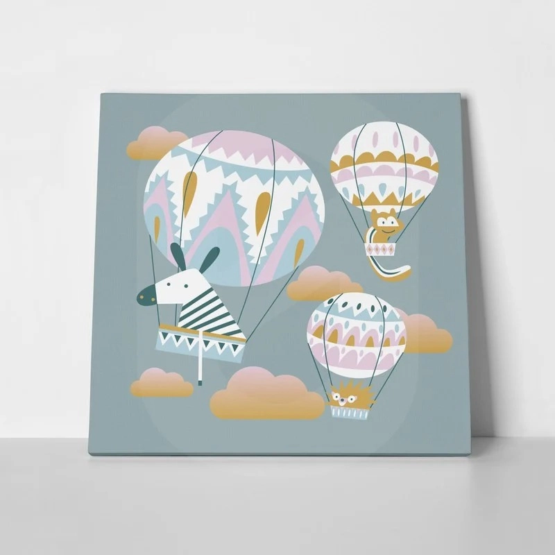Πίνακας ANIMALS AND BALLOONS