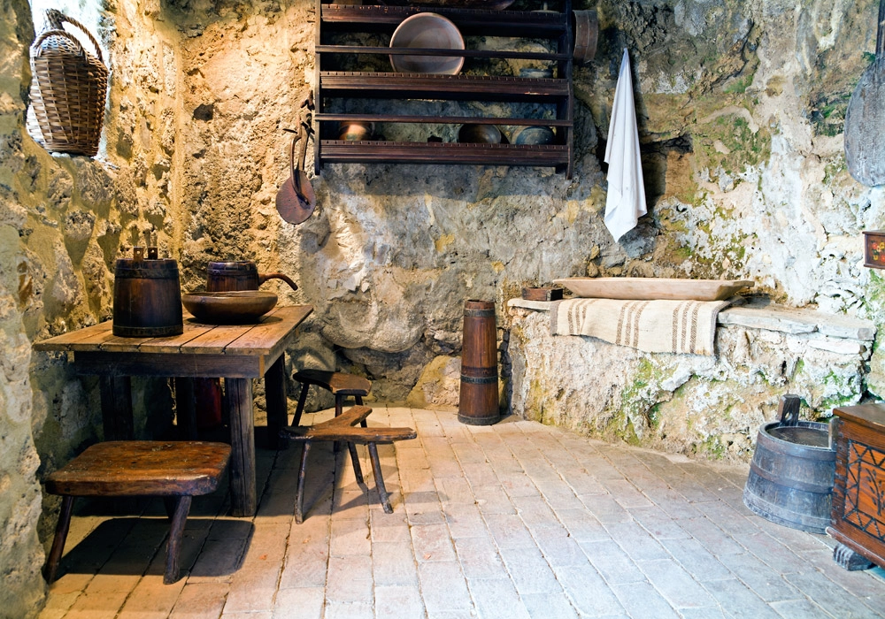 Πινακας σε καμβά ANTIQUE KITCHEN