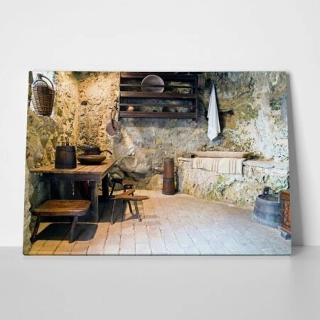 Πινακας σε καμβά ANTIQUE KITCHEN