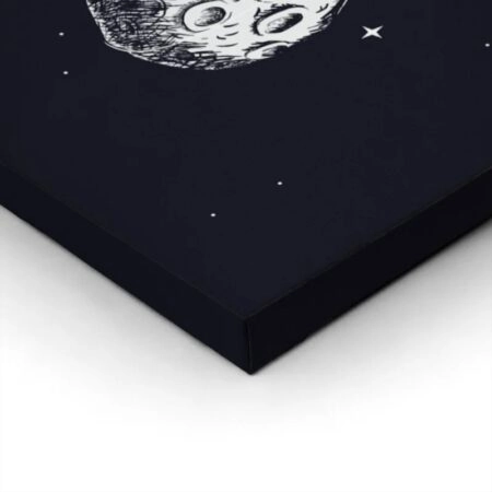 Πινακας σε καμβά ASTRONAUT FISHING MOON - Παιδικοι και set Sticky 1
