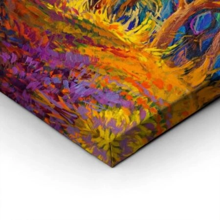 Πινακας σε καμβά AUTUMN FOREST PAINTING - Υπαιθρος Sticky 2