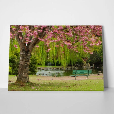 Πινακας σε καμβά BENCH POND