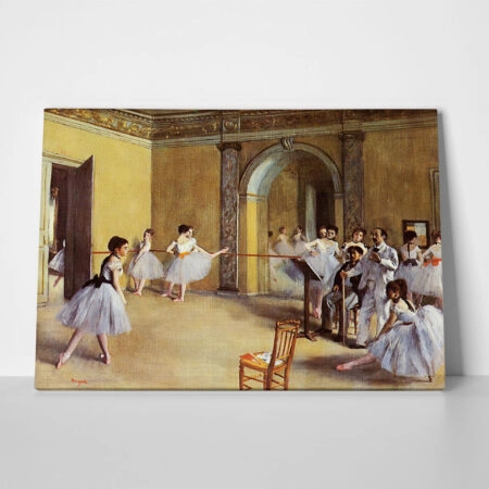 Πινακας σε καμβά EDGAR DEGAS - THE DANCE FOYER