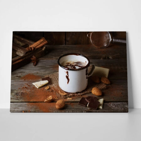 Πινακας σε καμβά HOT CHOCOLATE