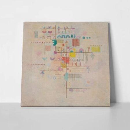 Πίνακας σε καμβά KANDINSKY - GENTLE ASCENT - Wassily Kandinsky Sticky 1