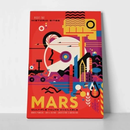 Πινακας σε καμβά MARS - Διαστημα και Τεχνολογια