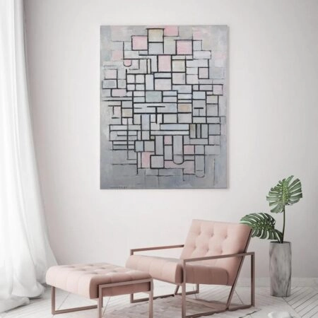 Πινακας σε καμβά MONDRIAN - COMPOSITION NO IV