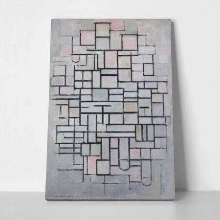 Πινακας σε καμβά MONDRIAN - COMPOSITION NO IV - Mondrian Piet Sticky 1