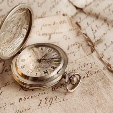 Πινακας σε καμβά OLD WATCH - Vintage Sticky 4
