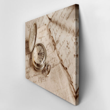 Πινακας σε καμβά OLD WATCH - Vintage Sticky 2