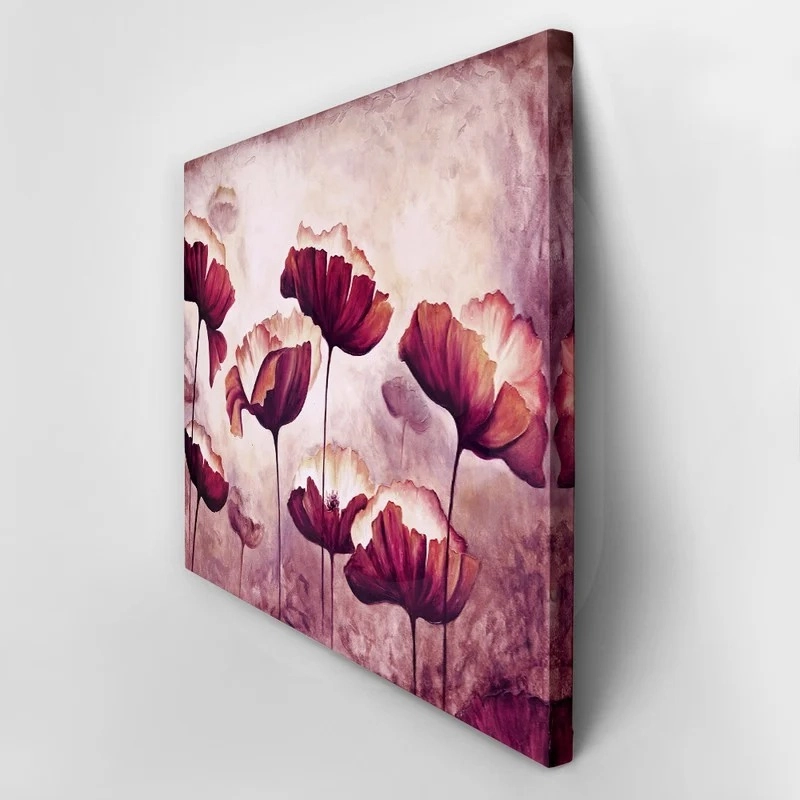 Πινακας σε καμβά PAINTING POPPIES CANVAS