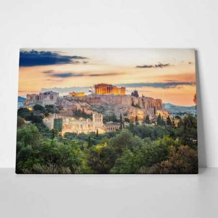 Πινακας σε καμβά PARTHENON SUNRISE - Αξιοθεατα και Ιστορια