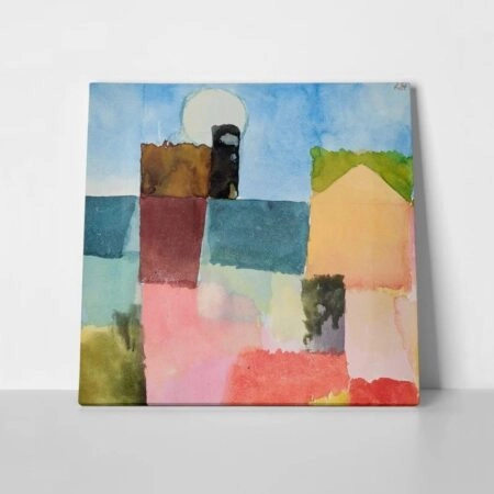 Πίνακας σε καμβά PAUL KLEE - MOONRISE OVER ST GERMAIN - Paul Klee Sticky 1